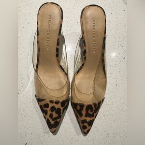 Veronica Beard Leopard Print Heels